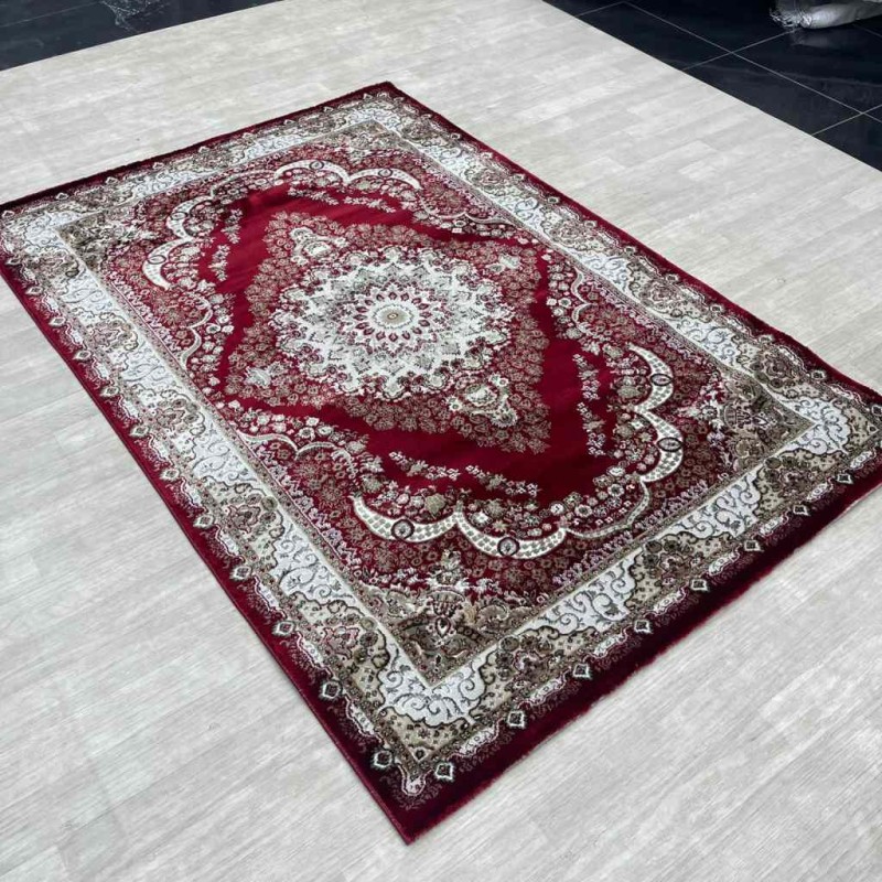 Almas Classic Turkish Carpet 10941A red color size 150*220