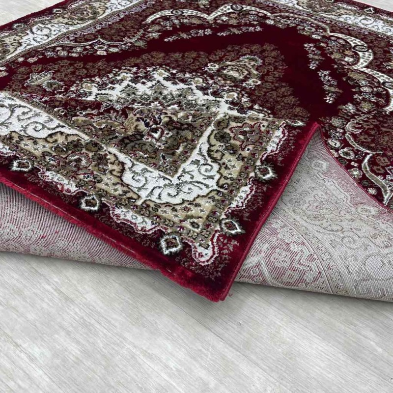 Almas Classic Turkish Carpet 10941A red color size 150*220