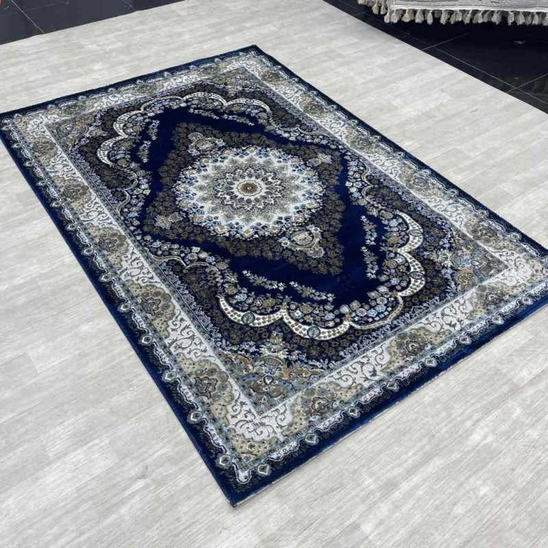 Almas Classic Turkish Carpet 10941A Navy Color Size 150*220