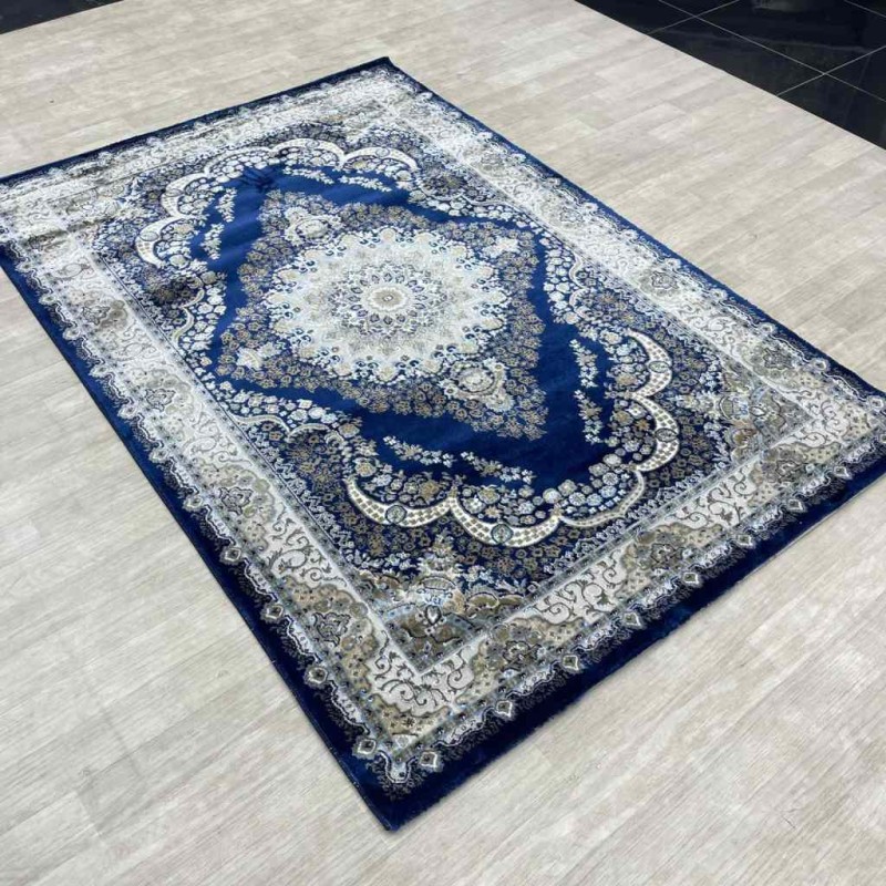 Almas Classic Turkish Carpet 10941A Navy Color Size 150*220