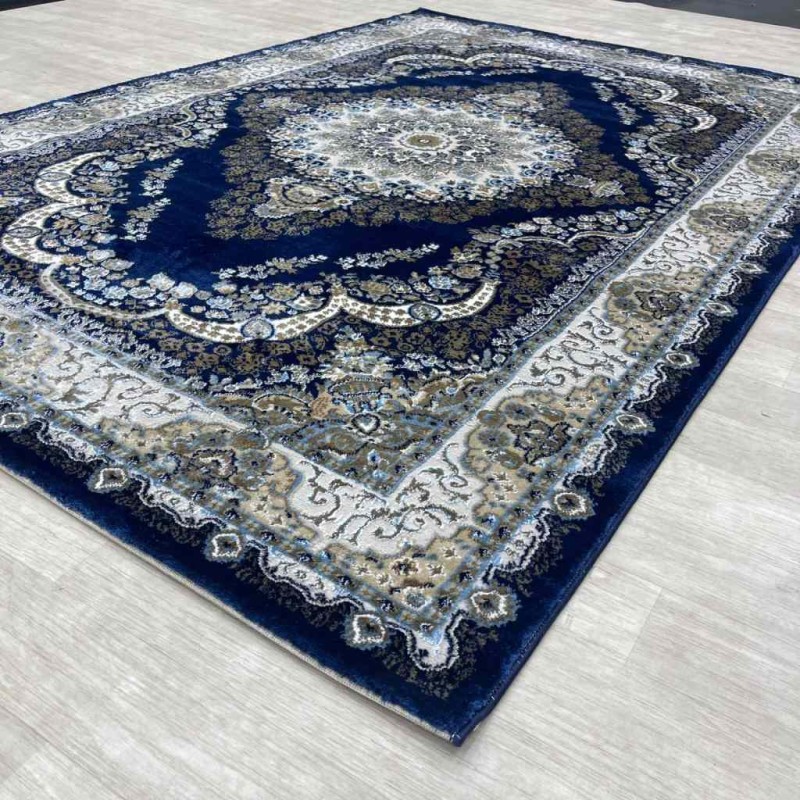 Almas Classic Turkish Carpet 10941A Navy Color Size 150*220