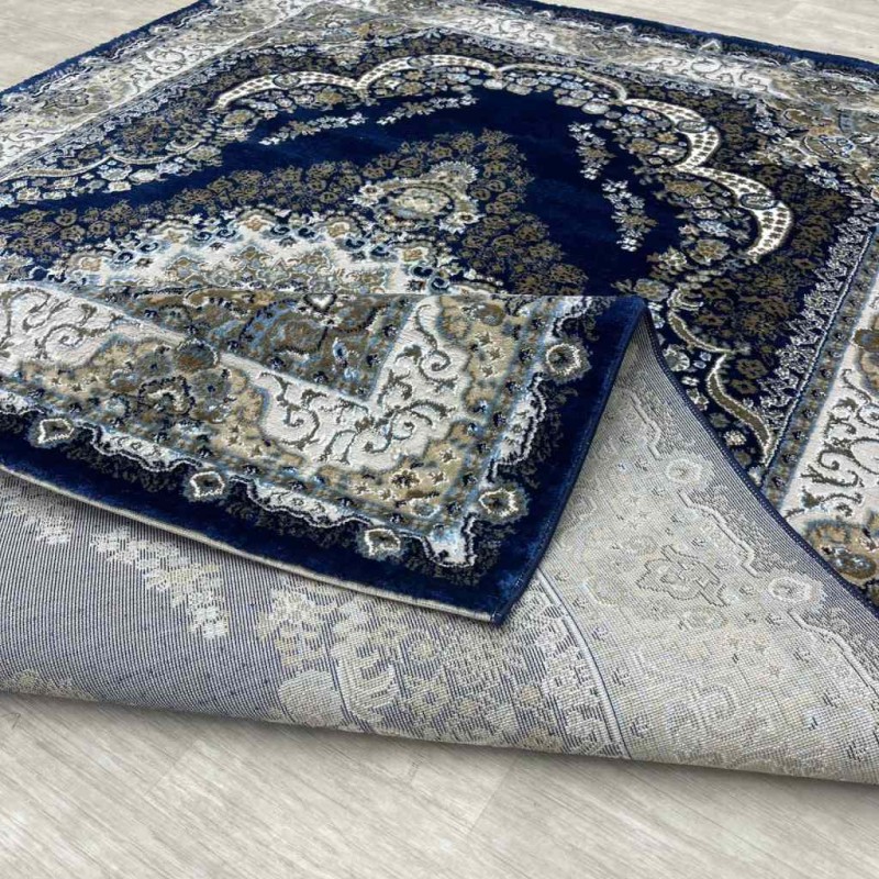 Almas Classic Turkish Carpet 10941A Navy Color Size 150*220