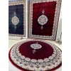 سجاد تركي كاشان دائري 1019A احمر مقاس 200*200