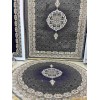 Turkish Kashan Round Carpet 1019A gray size 300*300