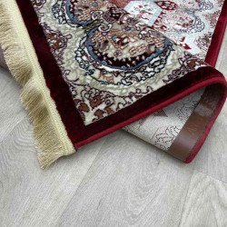 سجاد تركي كاشان دائري 1019A احمر مقاس 400*400