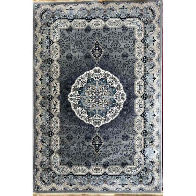 سجاد تركي كاشان 1019A رصاصي مقاس 50*80