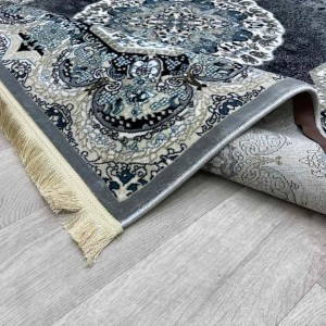سجاد تركي كاشان 1019A رصاصي مقاس 100*300