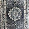 Turkish carpet Kashan 1019A gray size 250*350