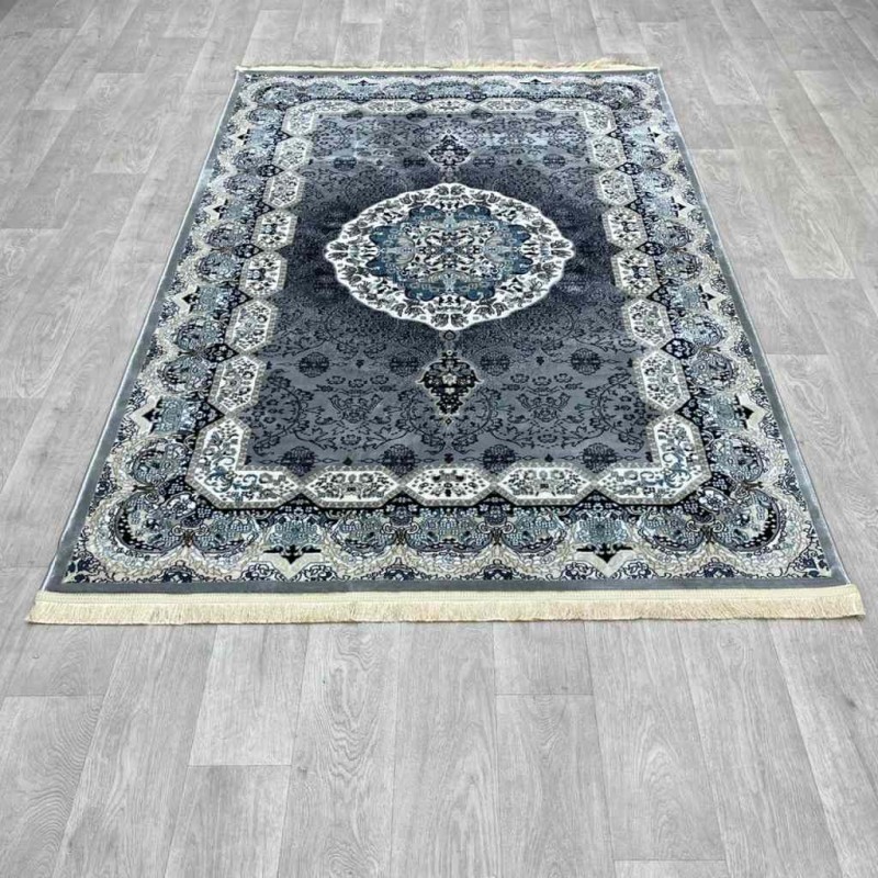 سجاد تركي كاشان 1019A رصاصي مقاس 50*80