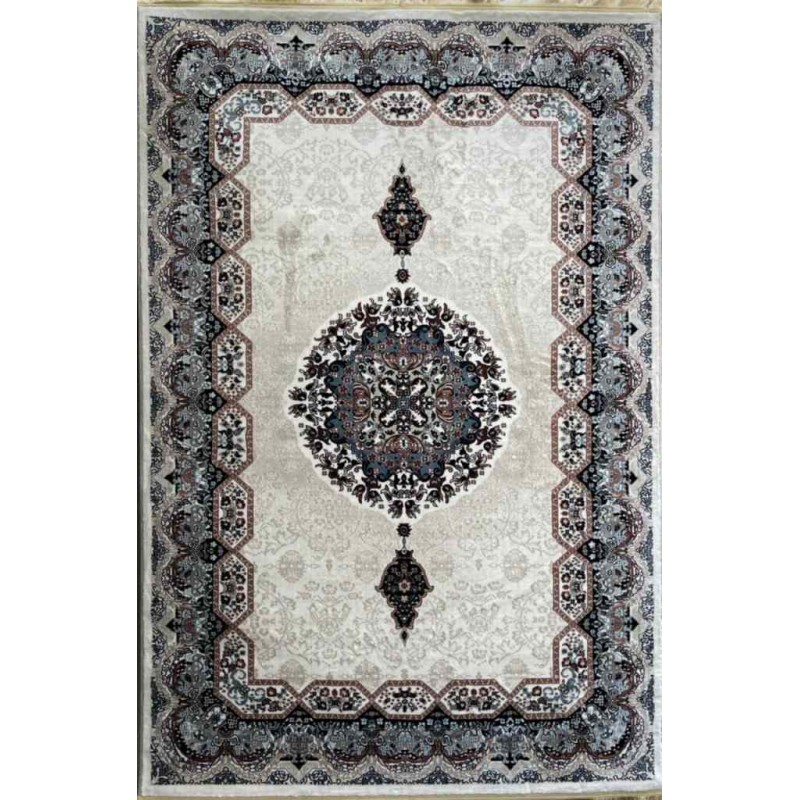سجاد تركي كاشان 1019A كريم كريم مقاس 100*300
