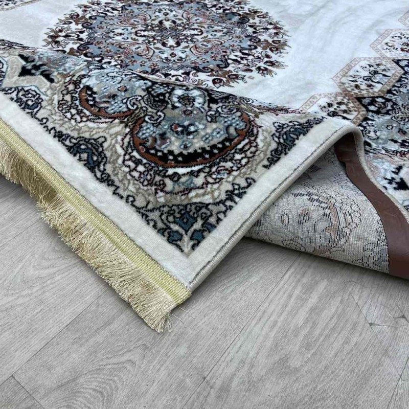 سجاد تركي كاشان 1019A كريم كريم مقاس 100*300