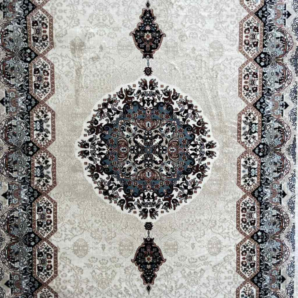 سجاد تركي كاشان 1019A كريم كريم مقاس 400*400