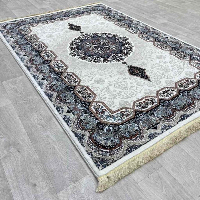سجاد تركي كاشان 1019A كريم كريم مقاس 100*300