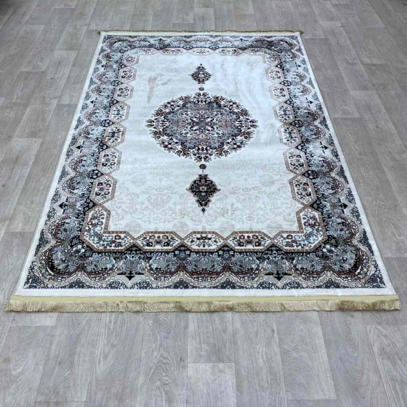 سجاد تركي كاشان 1019A كريم كريم مقاس 100*300