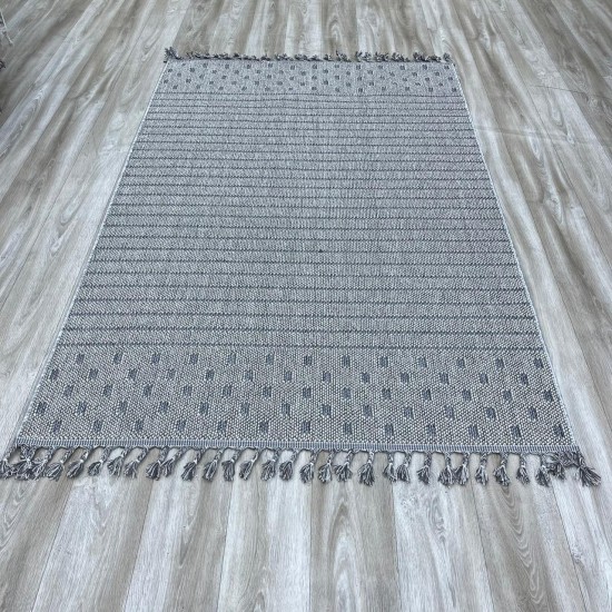 Bulgari Nordic Carpet 19527B Gray White Size 250*350