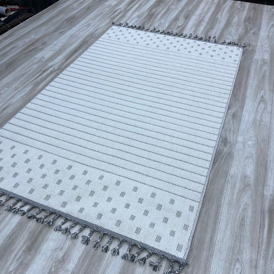 Bulgari Nordic Rugs 19527B White Size 80*150