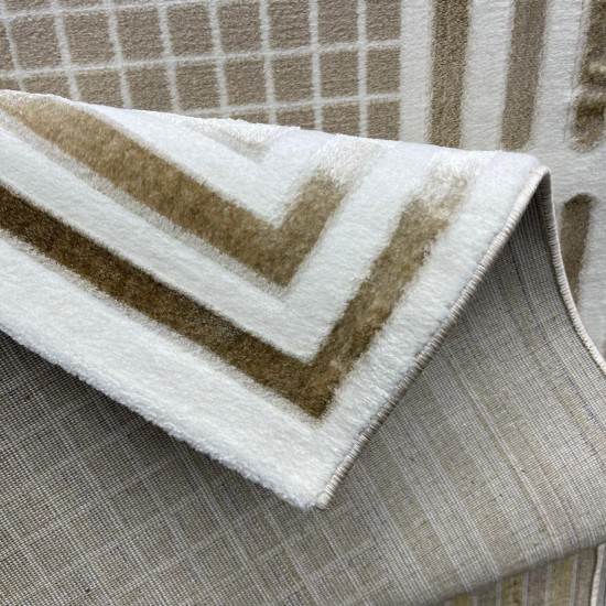 Turkish Aria carpet 3018A, cream beige, size 300*400