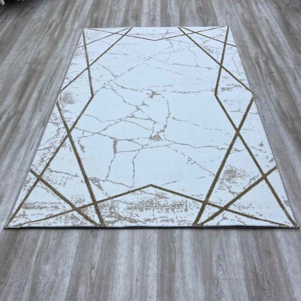 Turkish Aria carpet 3015A, cream, Vison, size 80*150