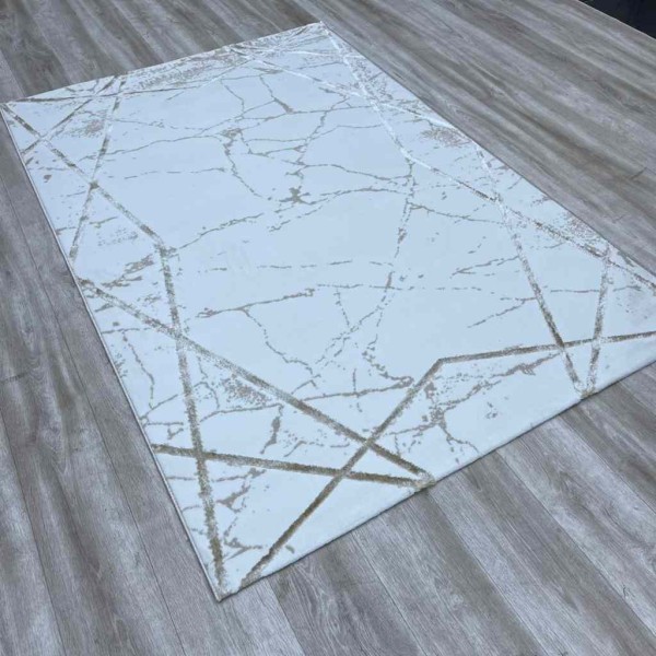 Turkish Aria carpet 3015A, cream, Vison, size 80*150