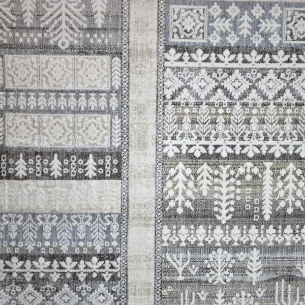 ARTLYNN Bohemian Turkish Carpet 1906B ANTRASIT BONE Size 100*200