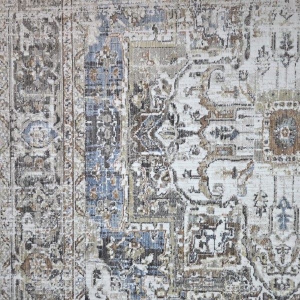 سجاد ارتلاين بوهيمي تركي 1923A كريم سماوي مقاس 100*300