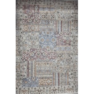 Turkish Bohemian Rug A509A brown yellow Size 50*80