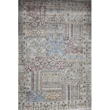 سجاد بوهيمي تركي A509A بني اصفر مقاس 50*80
