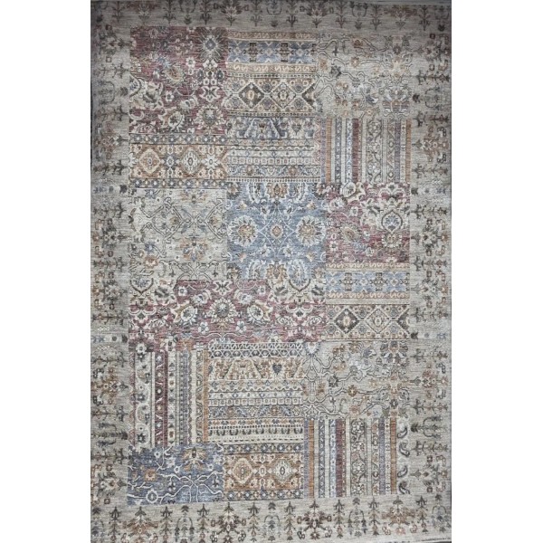 Turkish Bohemian Rug A509A brown yellow Size 80*150