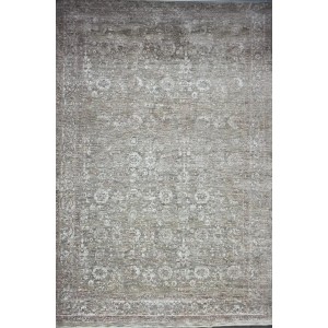Turkish Bohemian Rug 2327C BROWN beige Size 50*80