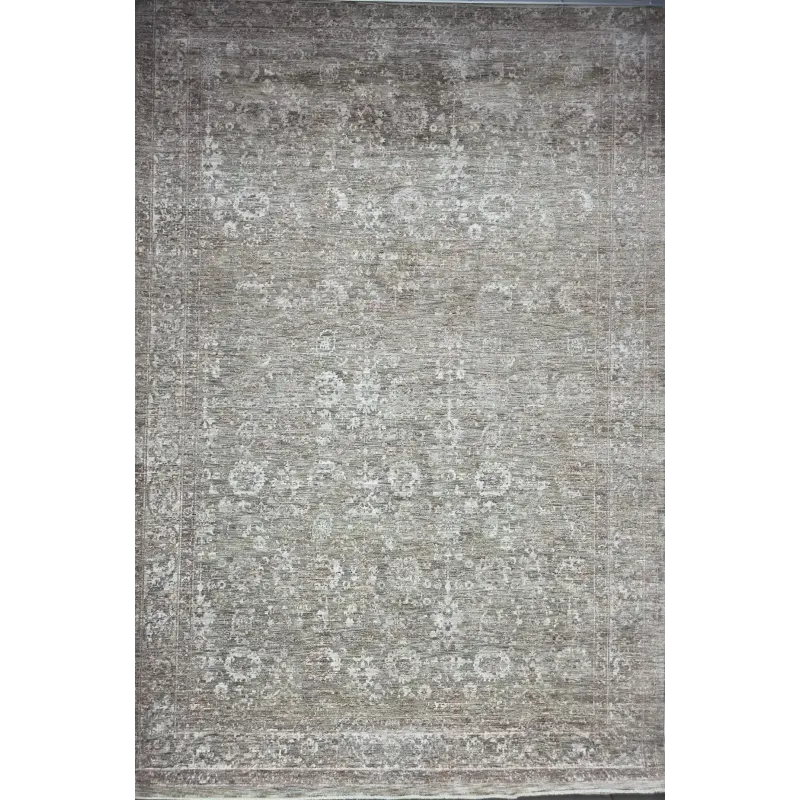Turkish Bohemian Rug 2327C BROWN beige Size 150*220