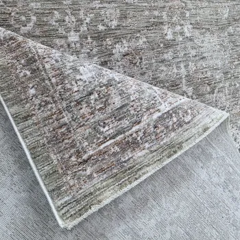 سجاد بوهيمي تركي 2327C بني بيج مقاس 50*80