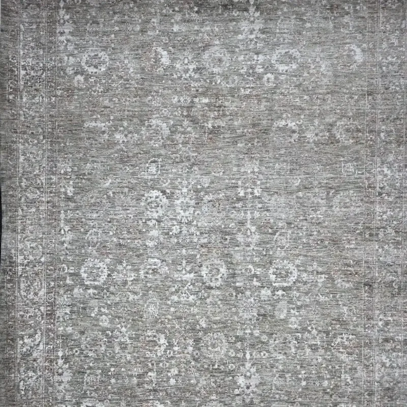 Turkish Bohemian Rug 2327C BROWN beige Size 150*220
