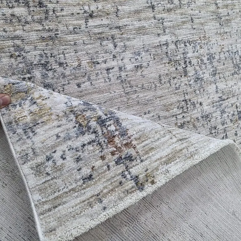 Turkish Bohemian Rug A643A ANTRASIT BROWN Size 50*80