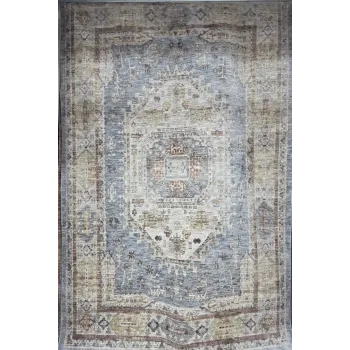 سجاد بوهيمي تركي A640A انتراسيت غامق مقاس 50*80