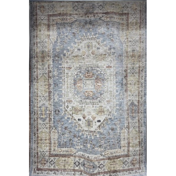 سجاد بوهيمي تركي A640A انتراسيت غامق مقاس 150*220