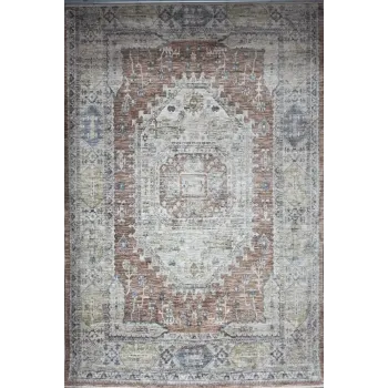 سجاد بوهيمي تركي A640A انتراسيت اصفر مقاس 300*400