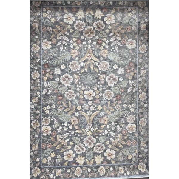 Turkish Bohemian Rug A492A DARK SKY Size 80*150