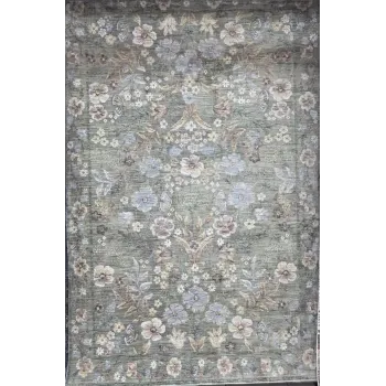 سجاد بوهيمي تركي هيربولين A492A اخضر مقاس 300*400