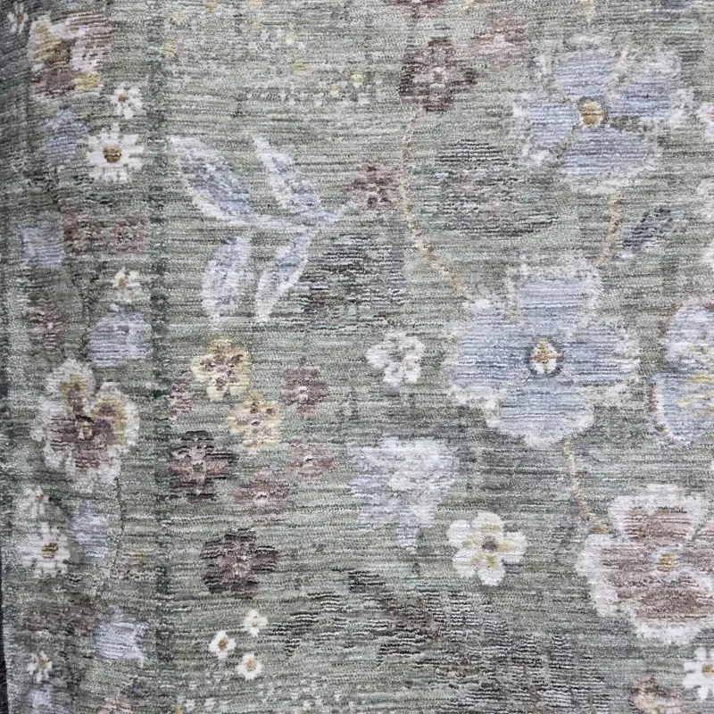 Turkish Bohemian Rug HERBALYNN A492A green Size 300*400