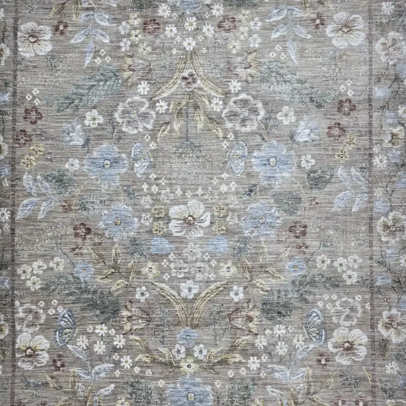 Turkish Bohemian Rug HERBALYNN A492A RUST Size 50*80