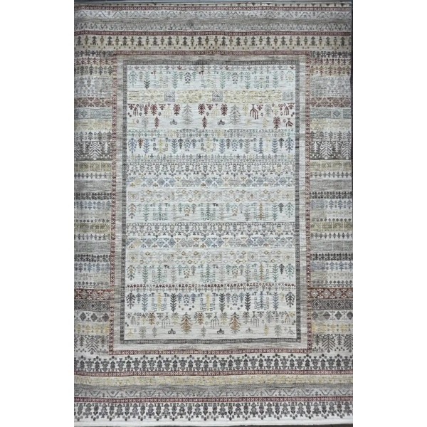 سجاد بوهيمي تركي هيربولينA946A كريم مقاس 150*220