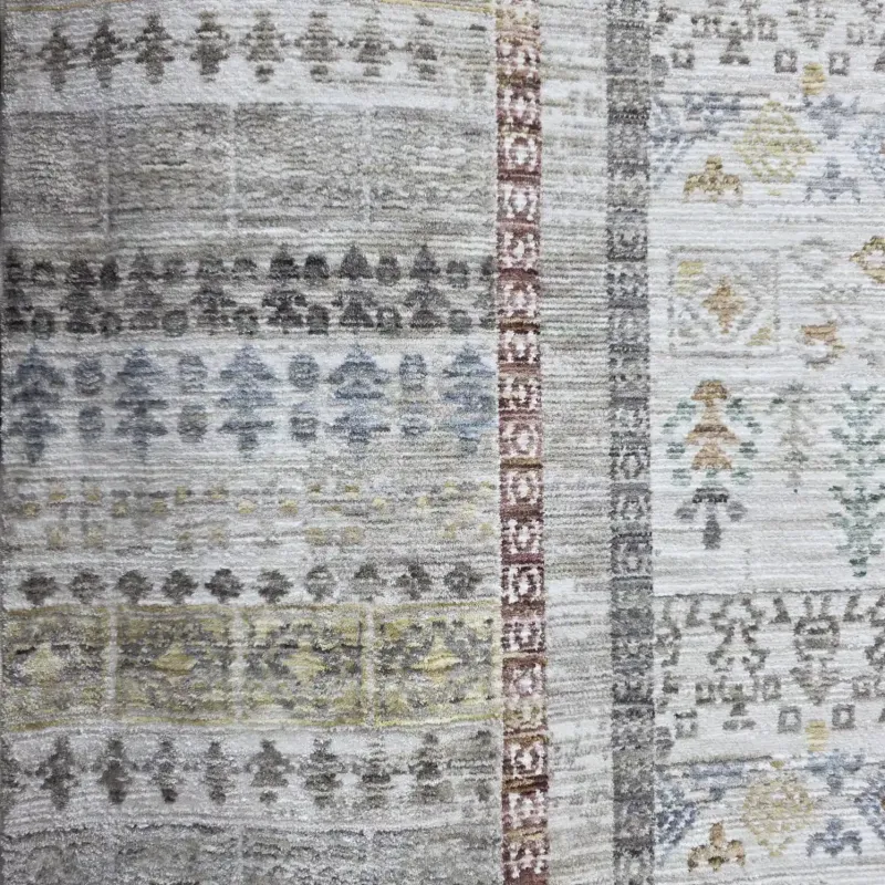 Turkish Bohemian Rug HERBALYNN A946A cream Size 50*80