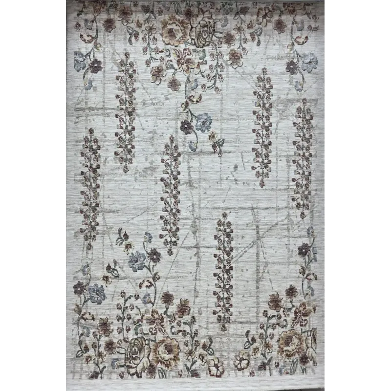 Turkish Bohemian Rug HERBALYNN A963A cream Size 50*80