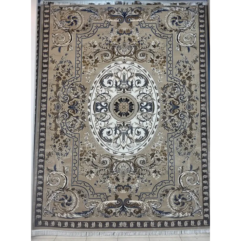Shiraz A706C classic thick soft beige Turkish rug size 100*300