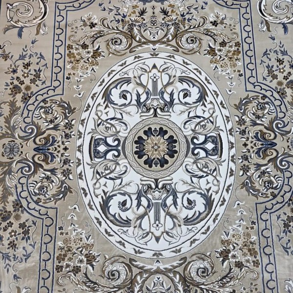 Shiraz A706C classic thick soft beige Turkish rug size 100*200