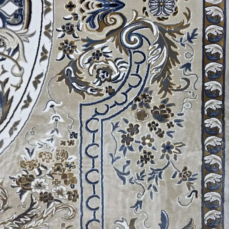 Shiraz A706C classic thick soft beige Turkish rug size 100*300