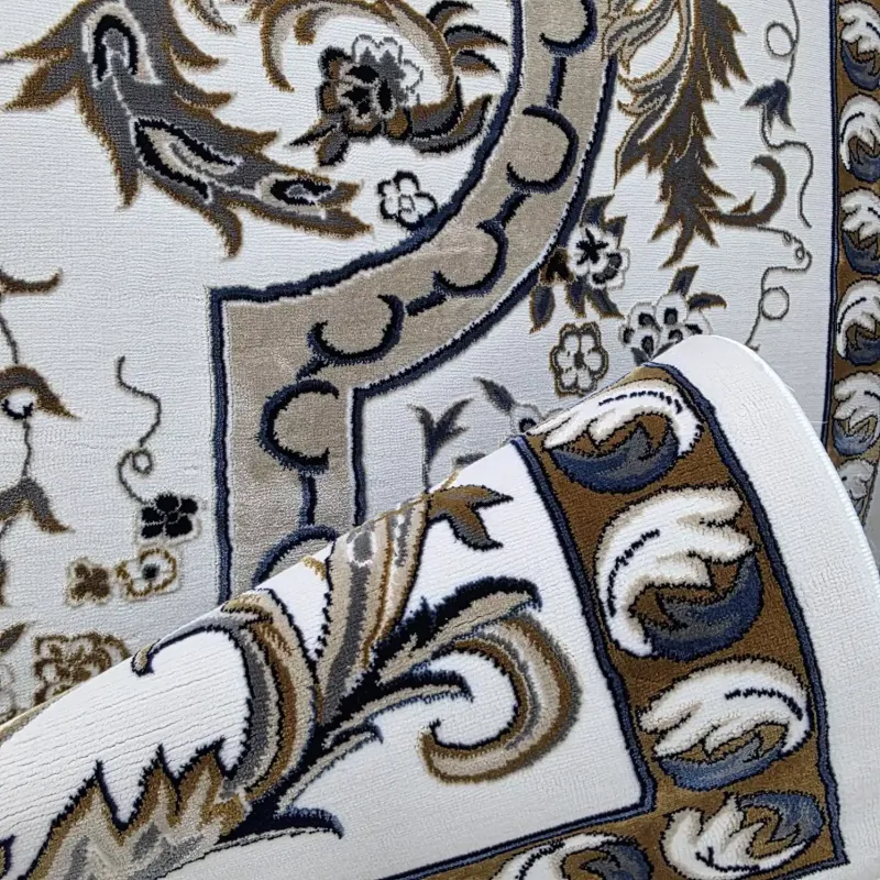 Shiraz A706C classic thick soft cream Turkish rug size 300*500