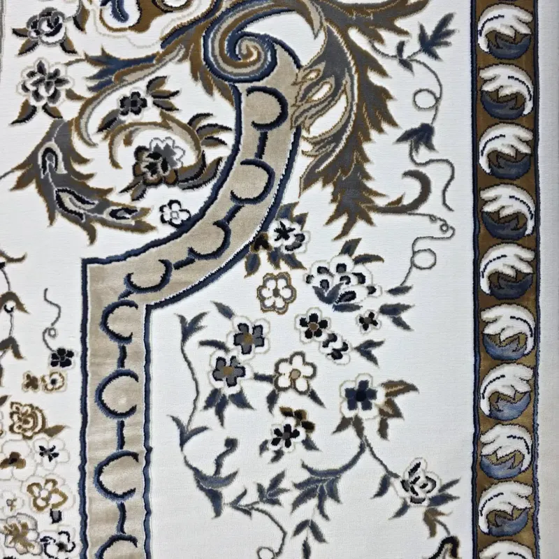 Shiraz A706C classic thick soft cream Turkish rug size 300*500