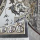 سجاد تركي شيراز A706C كلاسيك سميك ناعم رصاصي مقاس 50*80
