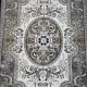 سجاد تركي شيراز A706C كلاسيك سميك ناعم رصاصي مقاس 50*80